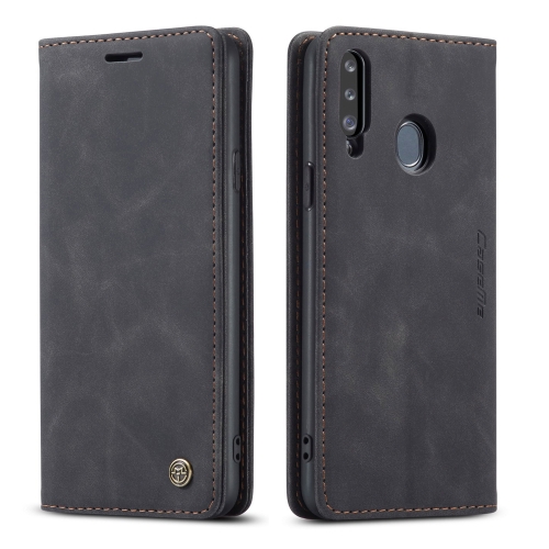 

For Galaxy A20s CaseMe-013 Multifunctional Horizontal Flip Leather Case with Card Slot & Holder & Wallet(Black)