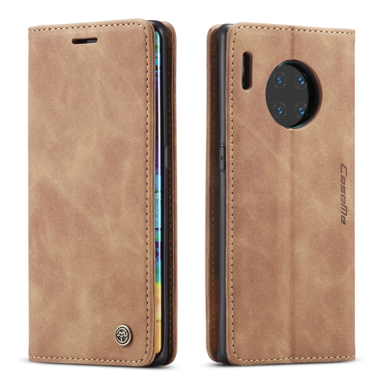 

For Huawei Mate 30 Pro 4G / 5G CaseMe-013 Multifunctional Horizontal Flip Leather Case with Card Slot & Holder & Wallet(Brown)