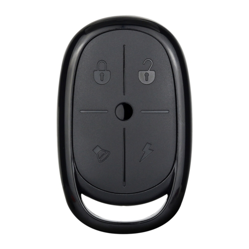 

AK-K2000812 4-button Copy Style Electric Barrier Garage Door Battery Car Key Remote Controller, Frequency:433MHZ(Black)