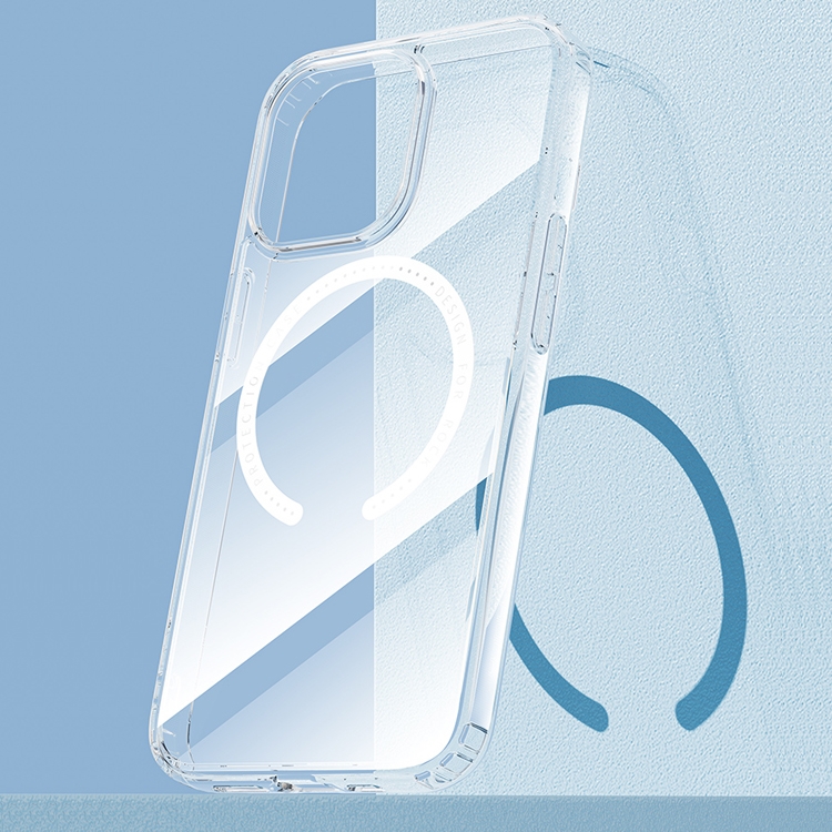 

For iPhone 13 Pro Max ROCK Transparent Magnetic Shockproof Protective Case
