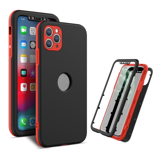 

360 Degrees Full Package PC + TPU Combination Case For iPhone 13 Pro Max(Red+Black)