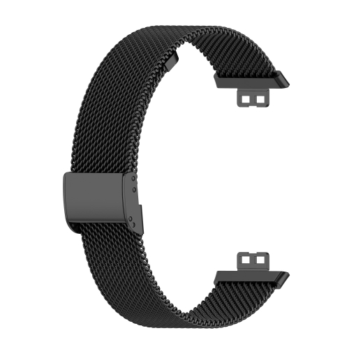 

For Huawei Watch Fit Mesh Metal Replacement Strap Watchband(Black)