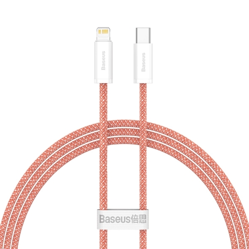 

Baseus CALD000007 Dynamic Series 20W USB-C / Type-C to 8 Pin Fast Charging Data Cable, Cable Length:1m(Orange)