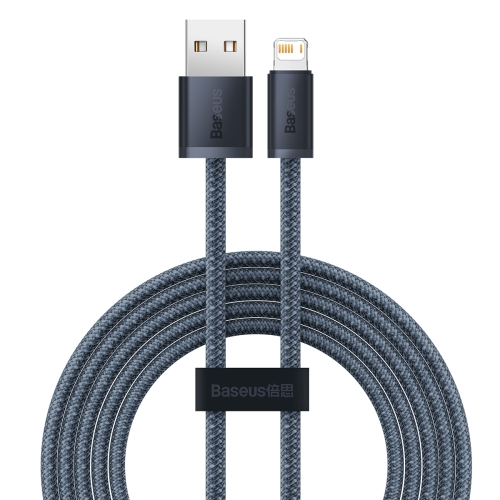 

Baseus CALD000516 Dynamic Series 2.4A USB to 8 Pin Fast Charging Data Cable, Cable Length:2m(Dark Grey Blue)