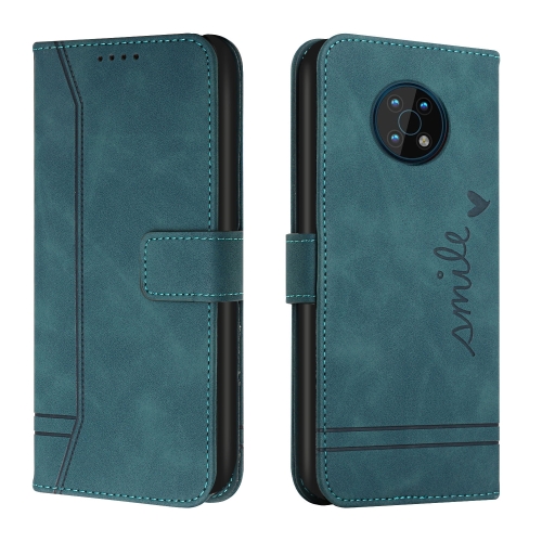 

For Nokia G50 Retro Skin Feel Horizontal Flip Soft TPU + PU Leather Case(Dark Green)