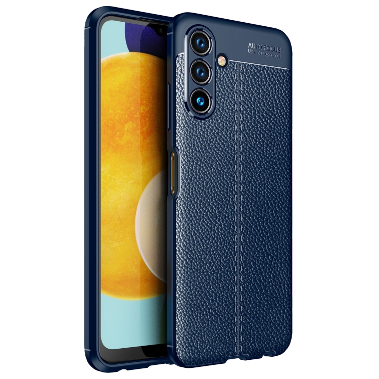 

For Samsung Galaxy A13 5G Litchi Texture TPU Shockproof Case(Blue)