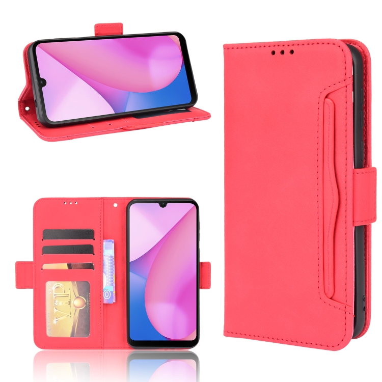 Custodia Portafoglio Con Supporto Per OSCAL C20 PRO: Cover In Pelle Con Slot Carte E Chiusura Magnetica, Design Gatto