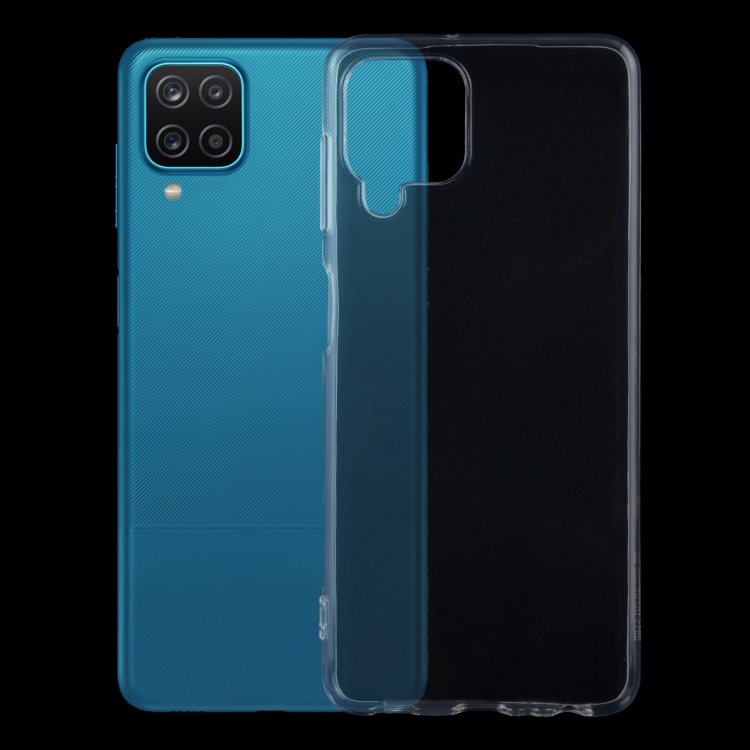 

For Samsung Galaxy A12 0.75mm Ultra-thin Transparent TPU Soft Protective Case
