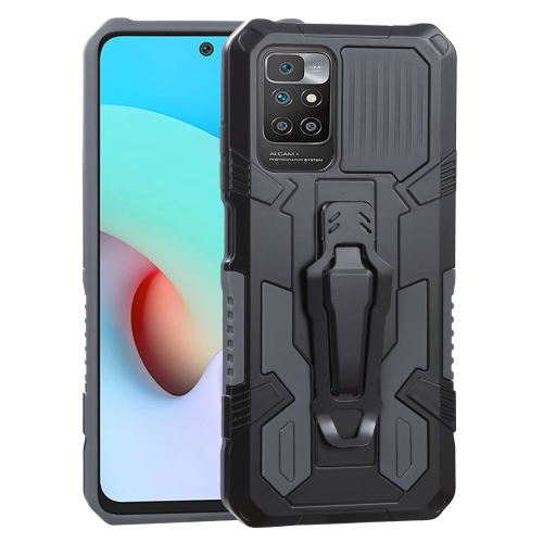 

For Xiaomi Redmi 10 Armor Warrior Shockproof PC + TPU Protective Case(Grey)