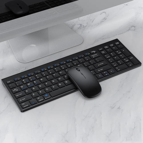 

109 Three-mode Wireless Bluetooth Keyboard Mouse Set(Black)