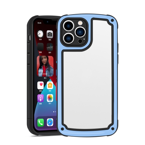 

Candy Color Airbag Shockproof Hybrid Phone Case For iPhone 13 Pro Max(Sierra Blue)