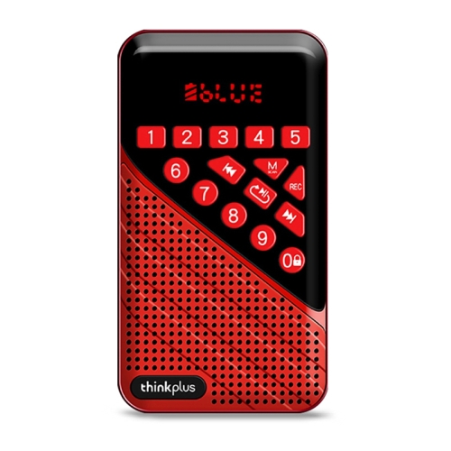 

Lenovo R5 Bluetooth 5.0 Multi-function Mini Bluetooth Speaker Radio(Red)