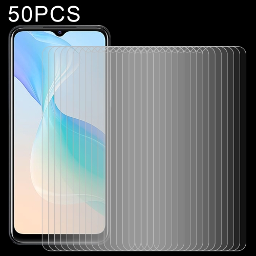 

For vivo Y33s / Y76s / T1x / Y76 5G 50 PCS 0.26mm 9H 2.5D Tempered Glass Film