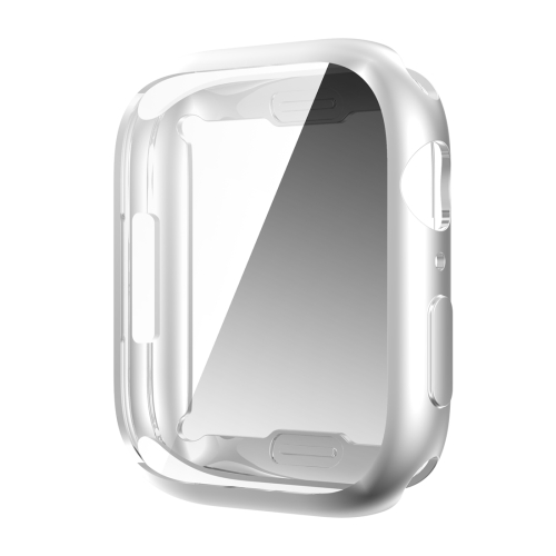 

Shockproof TPU All-inclusive Electroplate Protective Case For Apple Watch Series 7 41mm(Silver)