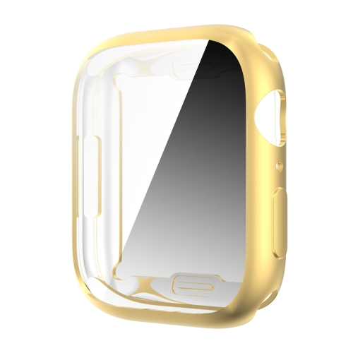 

Shockproof TPU All-inclusive Electroplate Protective Case For Apple Watch Series 7 45mm(Gold)