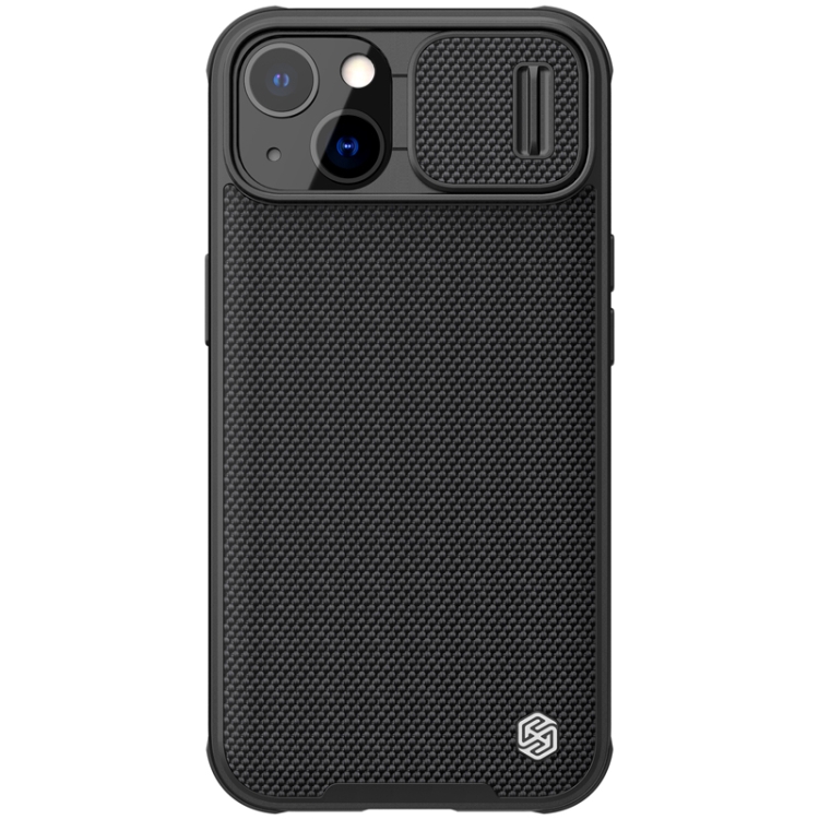 

NILLKIN Texture Pro PC + TPU Camshield Phone Protective Case For iPhone 13(Black)