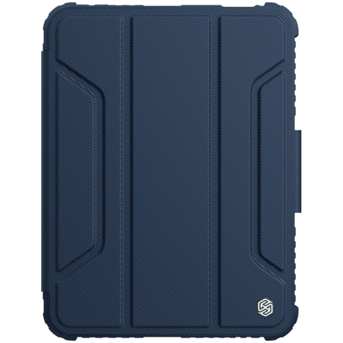 

For iPad mini 6 NILLKIN Bumper Pro Horizontal Flip Tablet Case with Pen Slot & Holder & Sleep / Wake-up Function(Blue)