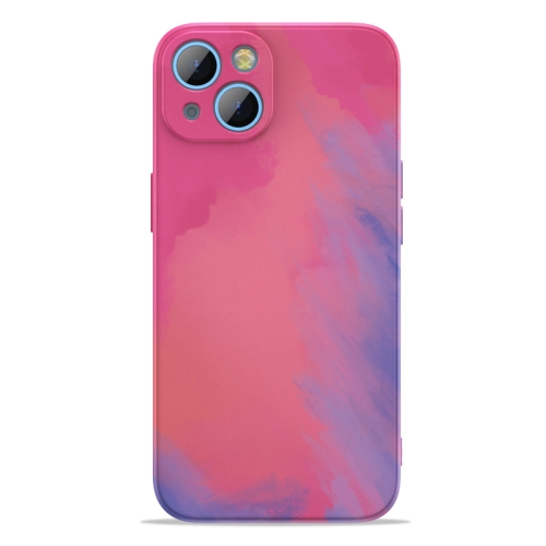 

Watercolor TPU Shockproof Phone Case For iPhone 13 mini(Phantom Glow)