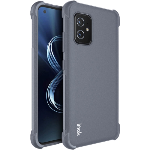 

For Asus Zenfone 8 ZS590KS IMAK All-inclusive Shockproof Airbag TPU Case with Screen Protector(Matte Grey)