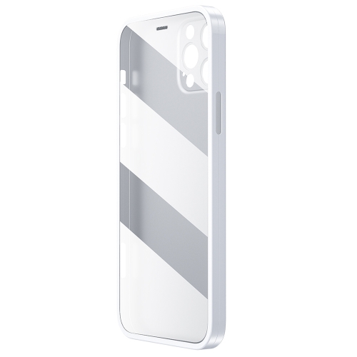 

WK WPC-011 Shockproof PC Phone Case with Tempered Glass Film For iPhone 12 Pro Max(White)