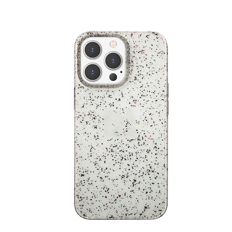 

Mutural Binfen Series 3D Raised Silicone Skin-friendly Feel Phone Case For iPhone 13 Pro(Black)