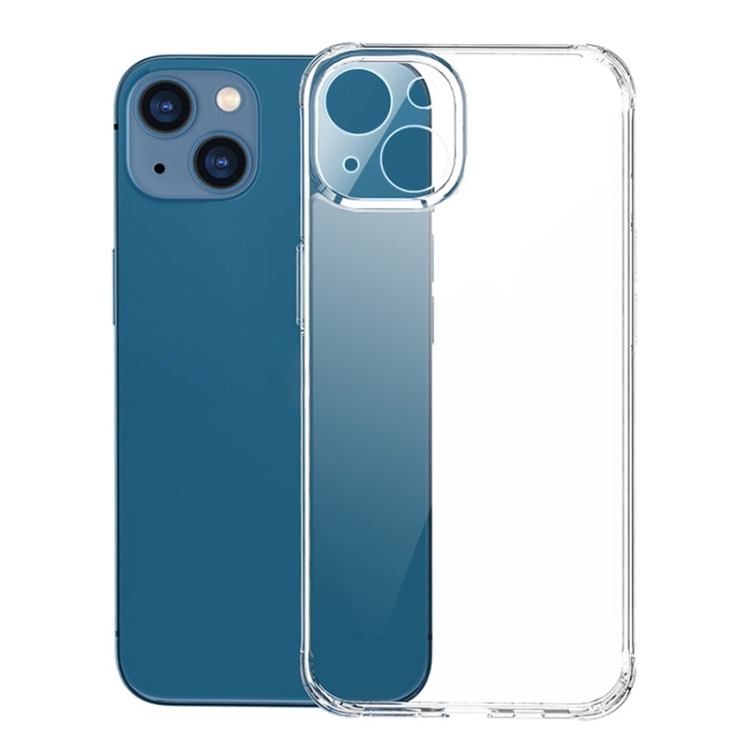 

0.4mm Ultra-thin Transparent Crystal Diamond Tempered Glass Phone Case For iPhone 13