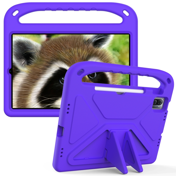 For Xiaomi Pad 5 / Pad 5 Pro Handle Portable EVA Shockproof Tablet Case with Triangle Holder(Purple)
For Xiaomi Pad 5 / Pad 5 Pro Handle Portable EVA Shockproof Tablet Case with Triangle Holder(Purple)