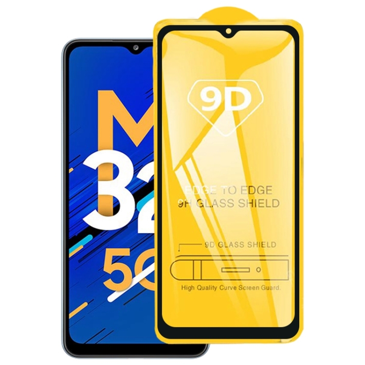 

For Samsung Galaxy M32 5G 9D Full Glue Full Screen Tempered Glass Film