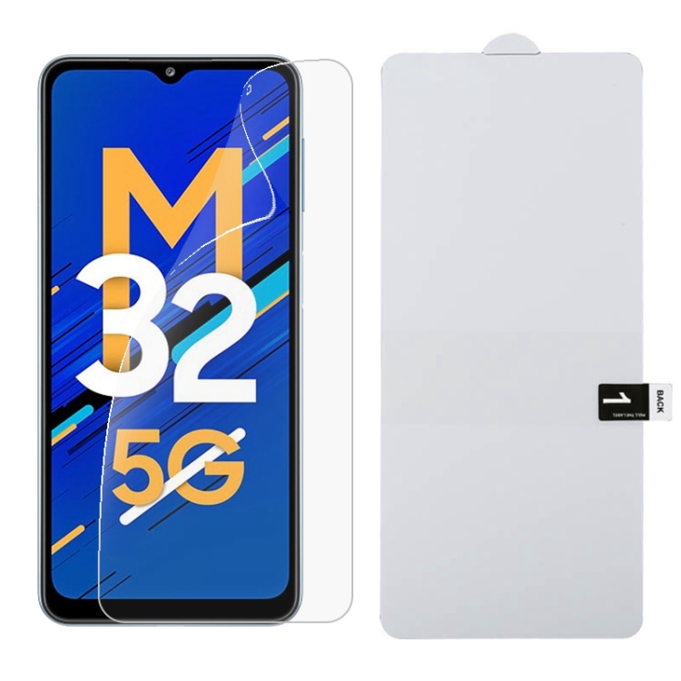 

For Samsung Galaxy M32 5G Full Screen Protector Explosion-proof Hydrogel Film