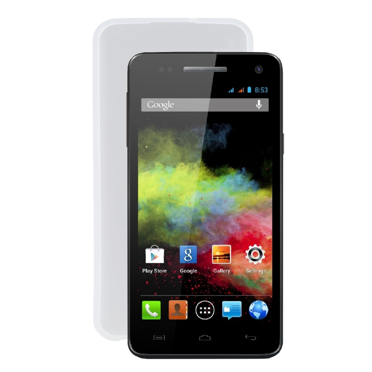 

TPU Phone Case For Wiko Rainbow(Transparent White)
