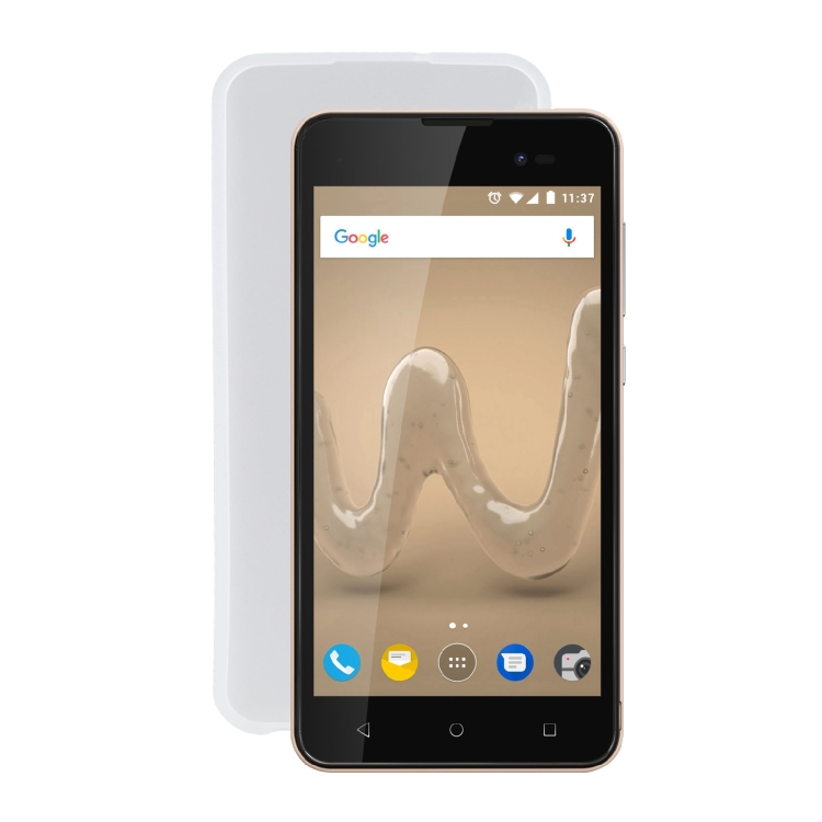 

TPU Phone Case For Wiko Sunny2 Plus(Transparent White)