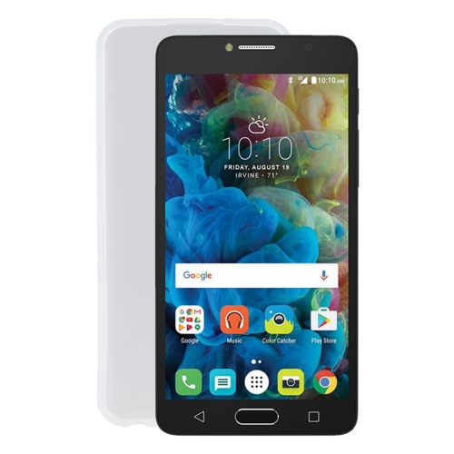 

TPU Phone Case For Alcatel Pop 4s(Transparent White)