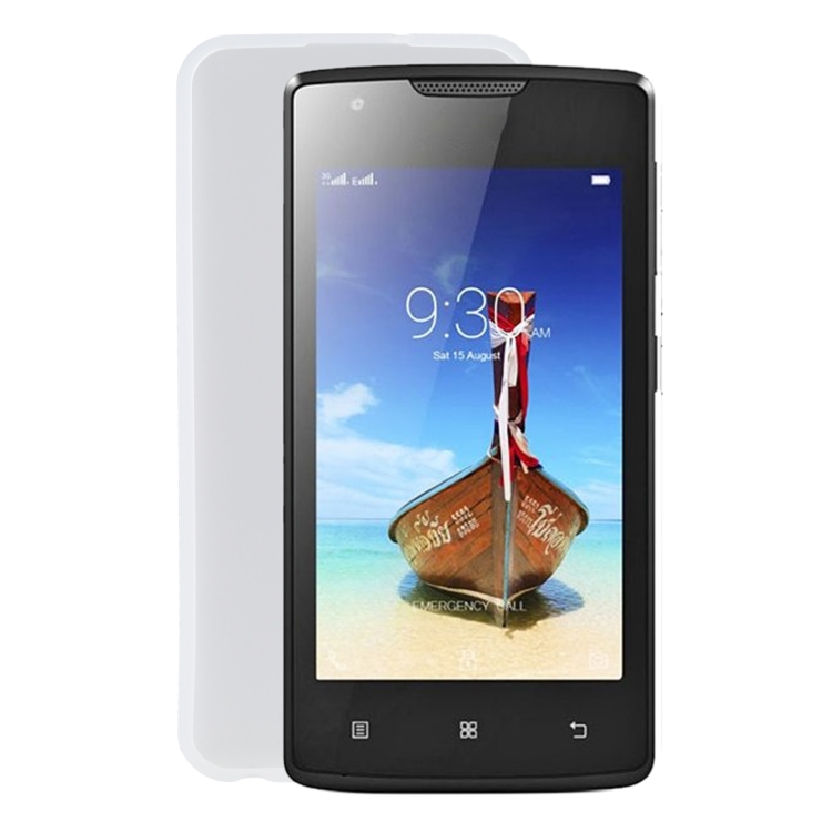 

TPU Phone Case For Lenovo A1000(Transparent White)