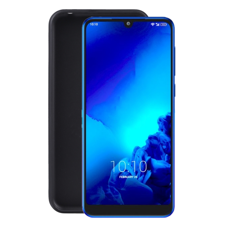 

TPU Phone Case For Alcatel 3L 2019 Fingerprint Version 5039U / 5039D(Pudding Black)