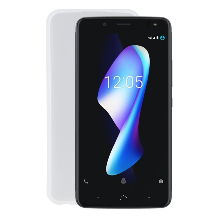 

TPU Phone Case For BQ V Plus(Transparent White)