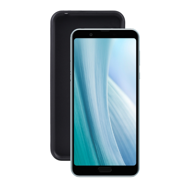 

TPU Phone Case For Sharp Aquos Sense 3 Plus SHV46(Pudding Black)