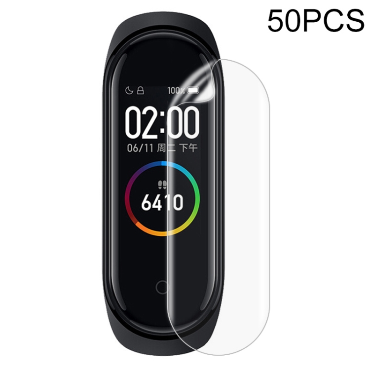 For Xiaomi Mi Band 50 PCS Smart Watch Hydraulic White