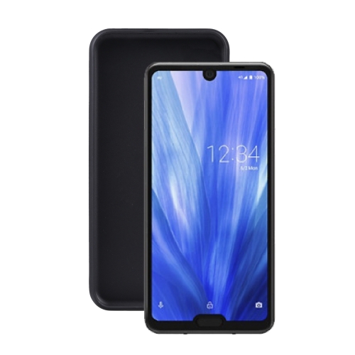

TPU Phone Case For Sharp Aquos R3/SHV44/SH-04L(Pudding Black)