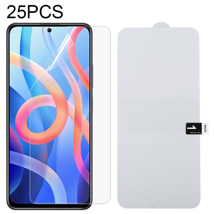 

For Xiaomi Redmi Note 11 / Poco M4 Pro 5G 25 PCS Full Screen Protector Explosion-proof Hydrogel Film