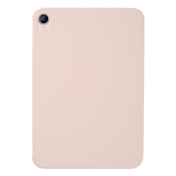 

Liquid Silicone Shockproof Full Coverage Tablet Protective Case For iPad mini 6(Pink)