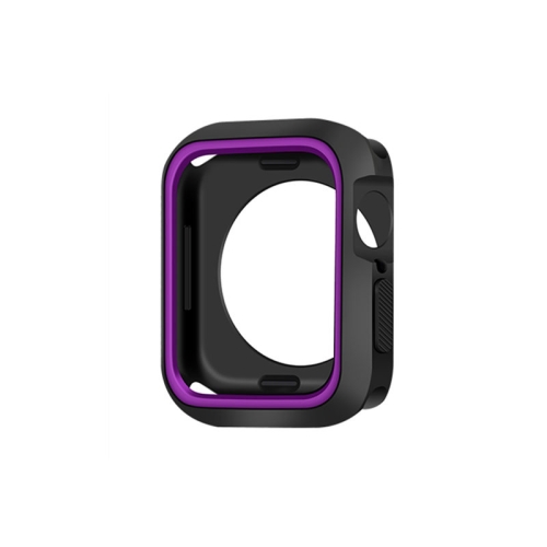 

Two-color Shockproof Protective Case For Apple Watch Series 7 45mm(Purple)