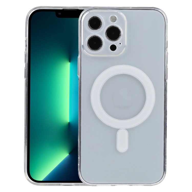 

TPU Shocproof Protective Magnetic Magsafe Case For iPhone 13 Pro Max(Transparent)