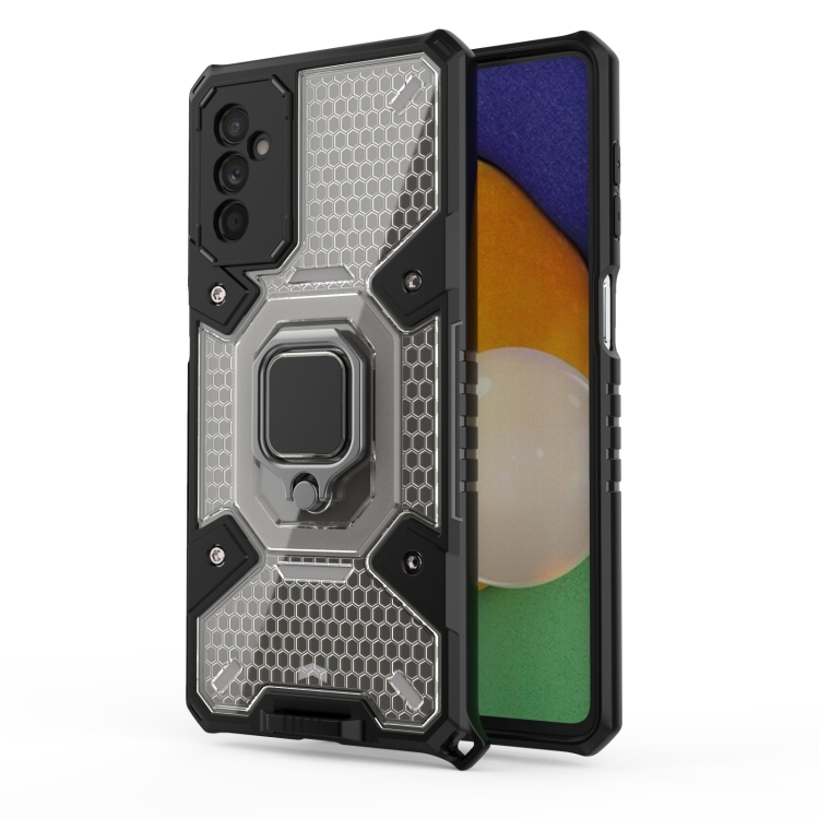 

For Samsung Galaxy M52 5G Space PC+TPU Ring Holder Phone Case(Grey)