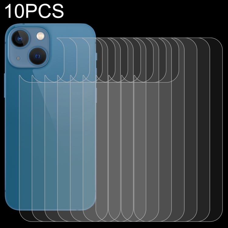 

10 PCS 0.26mm 9H 2.5D Tempered Glass Back Film For iPhone 13 mini