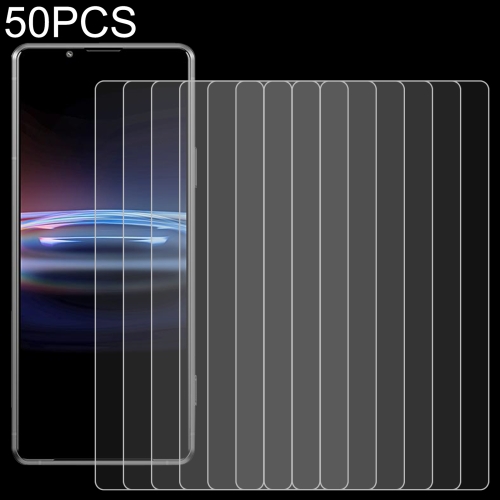 

For Sony Xperia Pro-I 50 PCS 0.26mm 9H 2.5D Tempered Glass Film