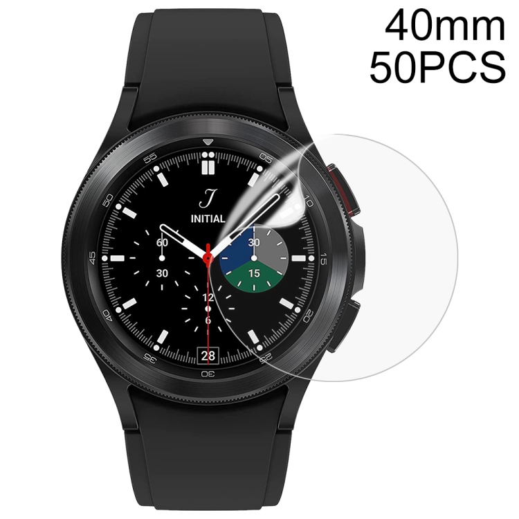 

For Samsung Galaxy Watch4 40mm 50 PCS Soft Hydrogel Film Watch Screen Protector