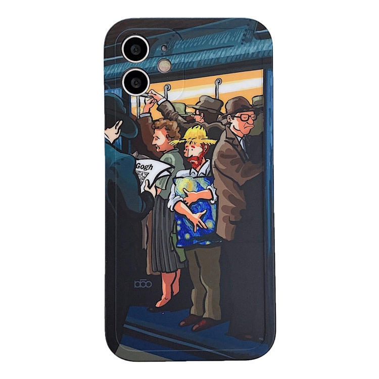 

Oil Painting TPU Phone Case For iPhone 13 Pro Max(4)