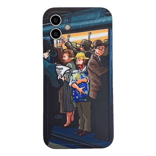 For iPhone 11 Pro Max Oil Painting TPU Phone Case 4