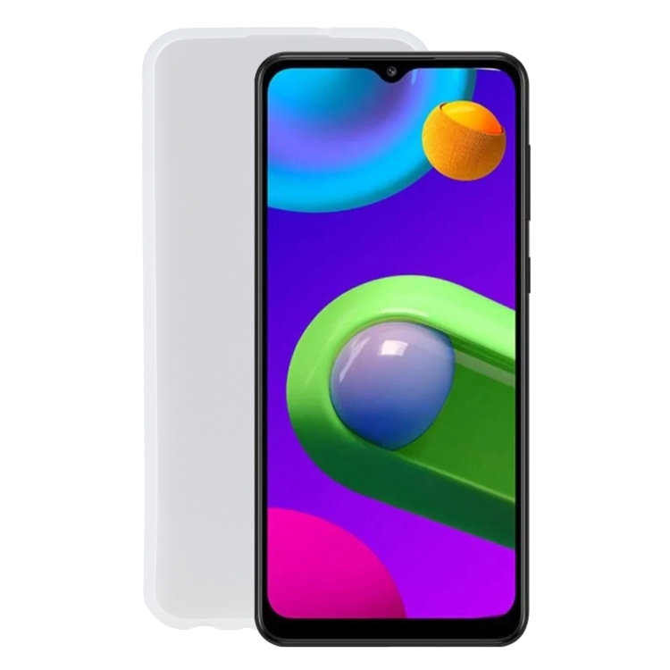 

TPU Phone Case For Samsung Galaxy M02(Transparent White)