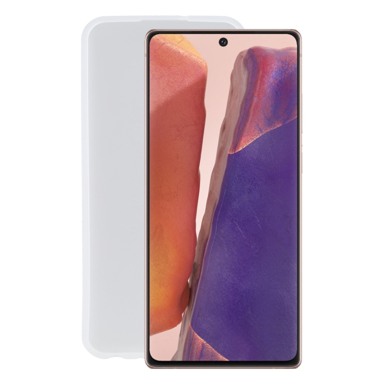 

TPU Phone Case For Samsung Galaxy Note20 5G(Transparent White)
